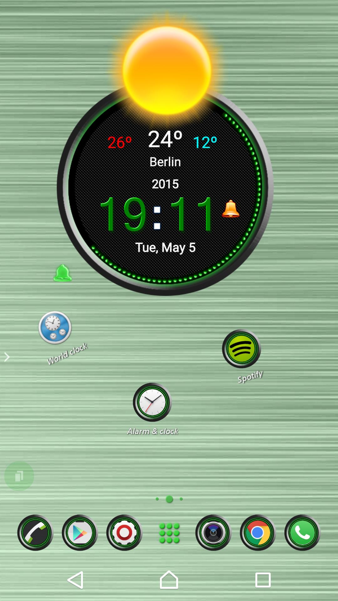 TSF Shell Theme Green Circle