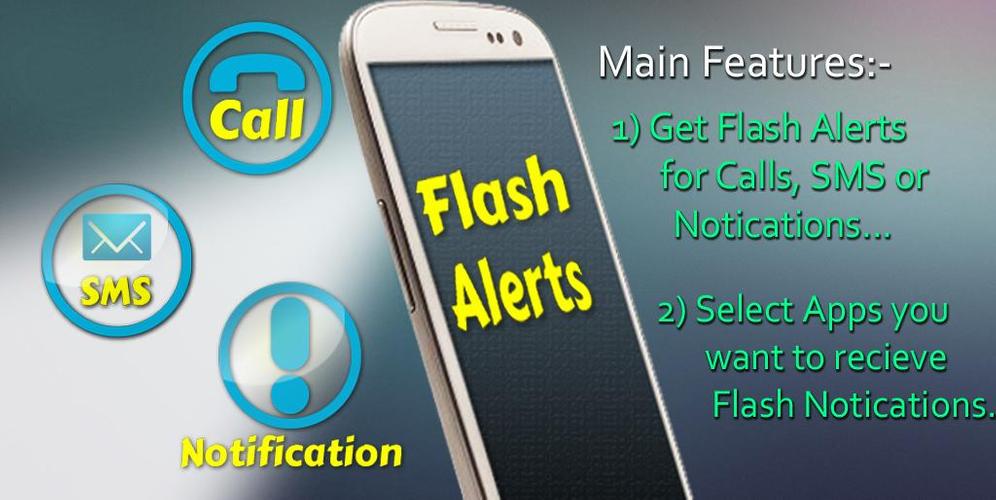 Flash Alerts Call/SMS/Notify