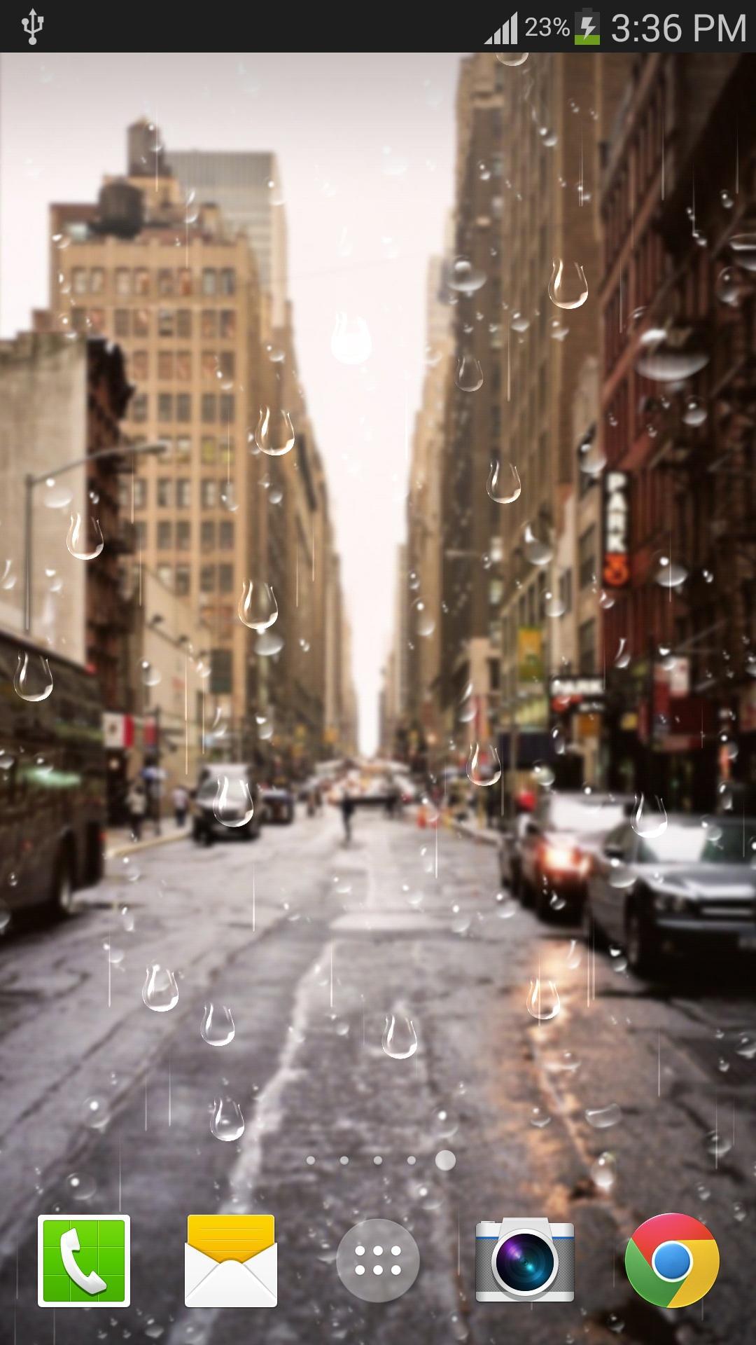 Rainy Drop Live Wallpaper