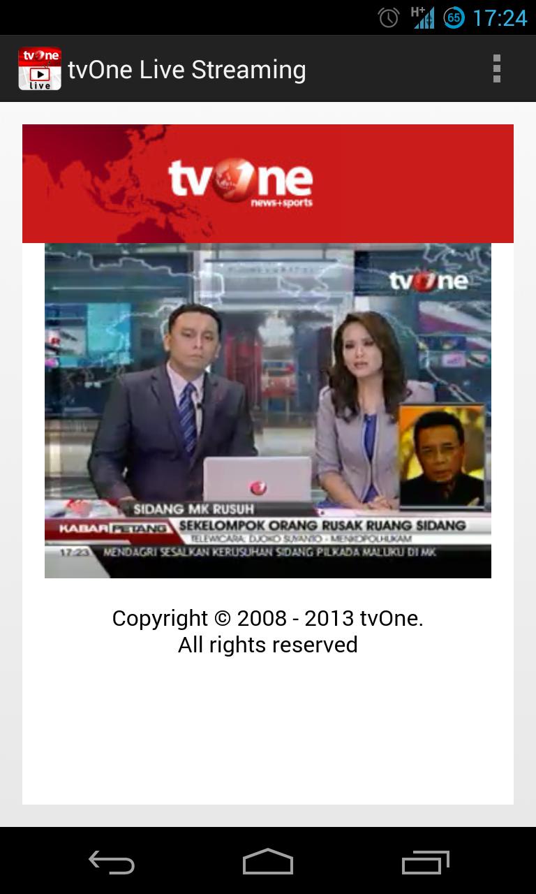 tvOne Live Streaming