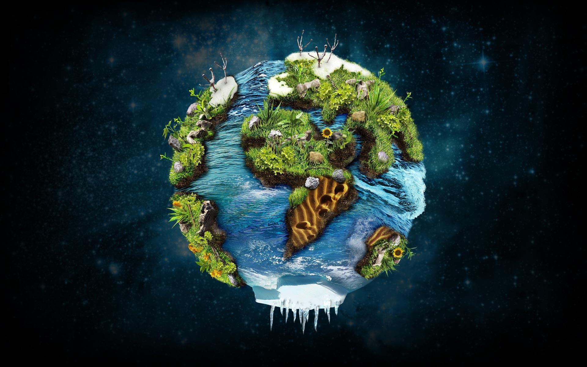 3D Planet Earth Wallpaper