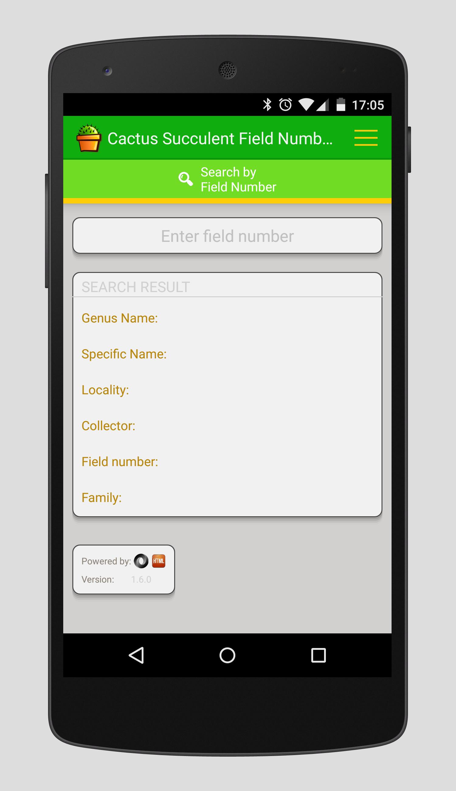 Cactus Field Number search