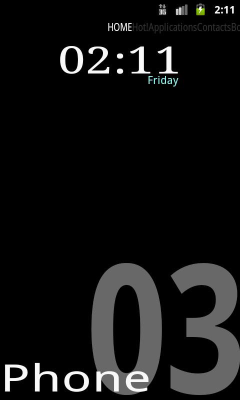 Barebone theme for ssLauncher