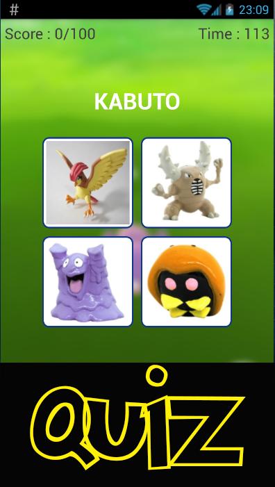 Quiz for Pokemon go