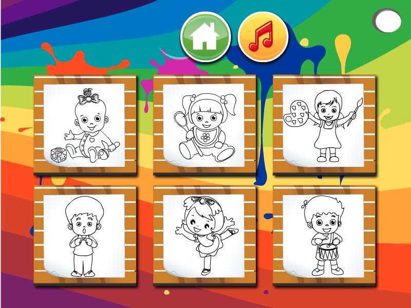 Baby Pages Coloring Games