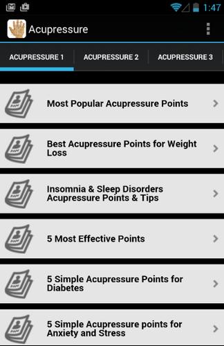 Acupressure Tips