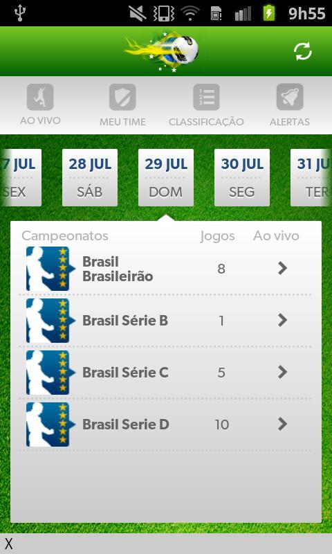 Hora do Gol, Futebol do Brasil