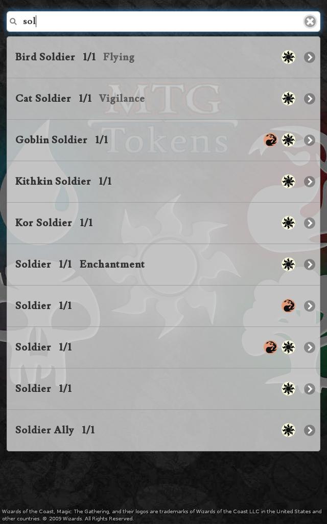MTG Tokens