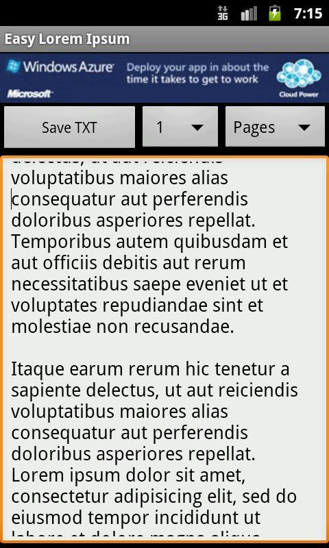 Easy Lorem Ipsum