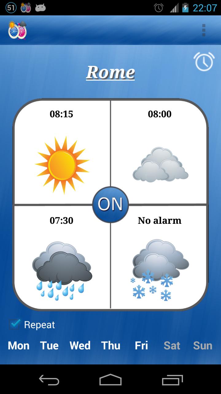 Alarm Weather