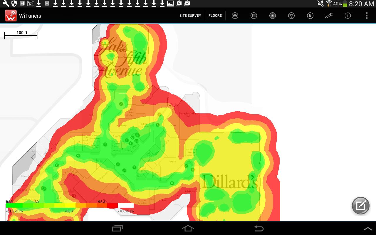 WiFi Site Survey by WiTuners