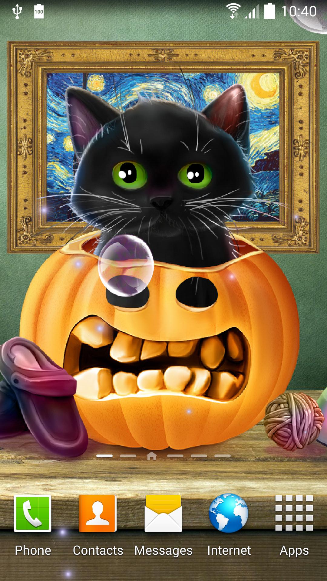 Cute Halloween Live Wallpaper