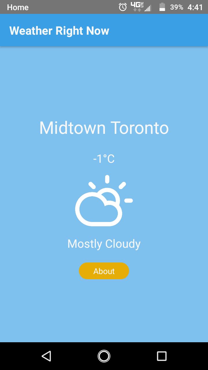 Weather Right Now
