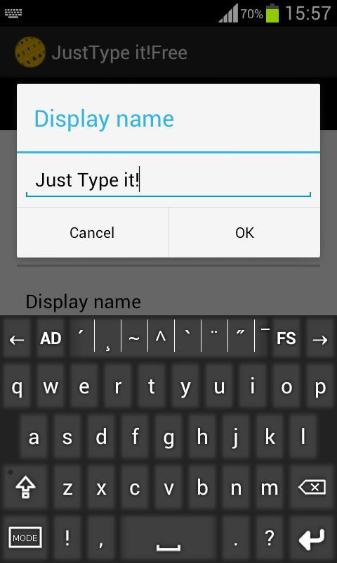 Just Type it! Free