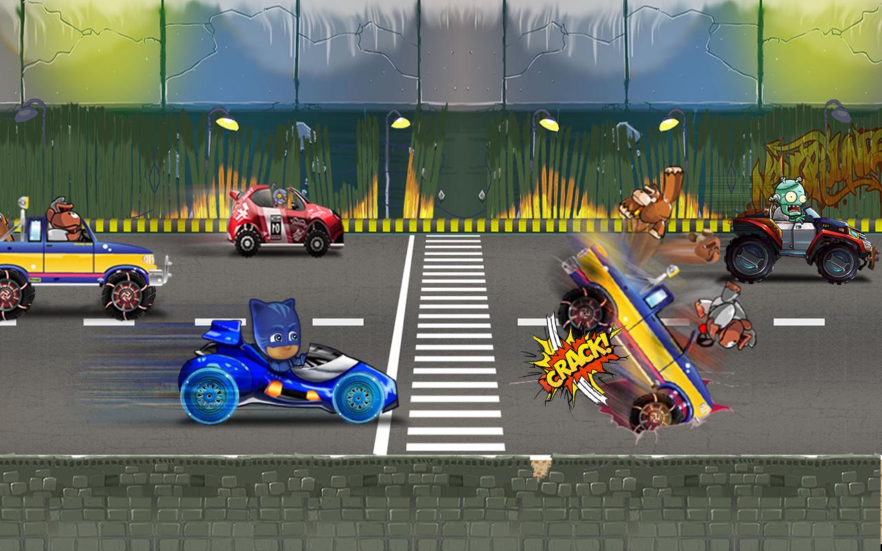 Road  Kids Mask Battle Zombies
