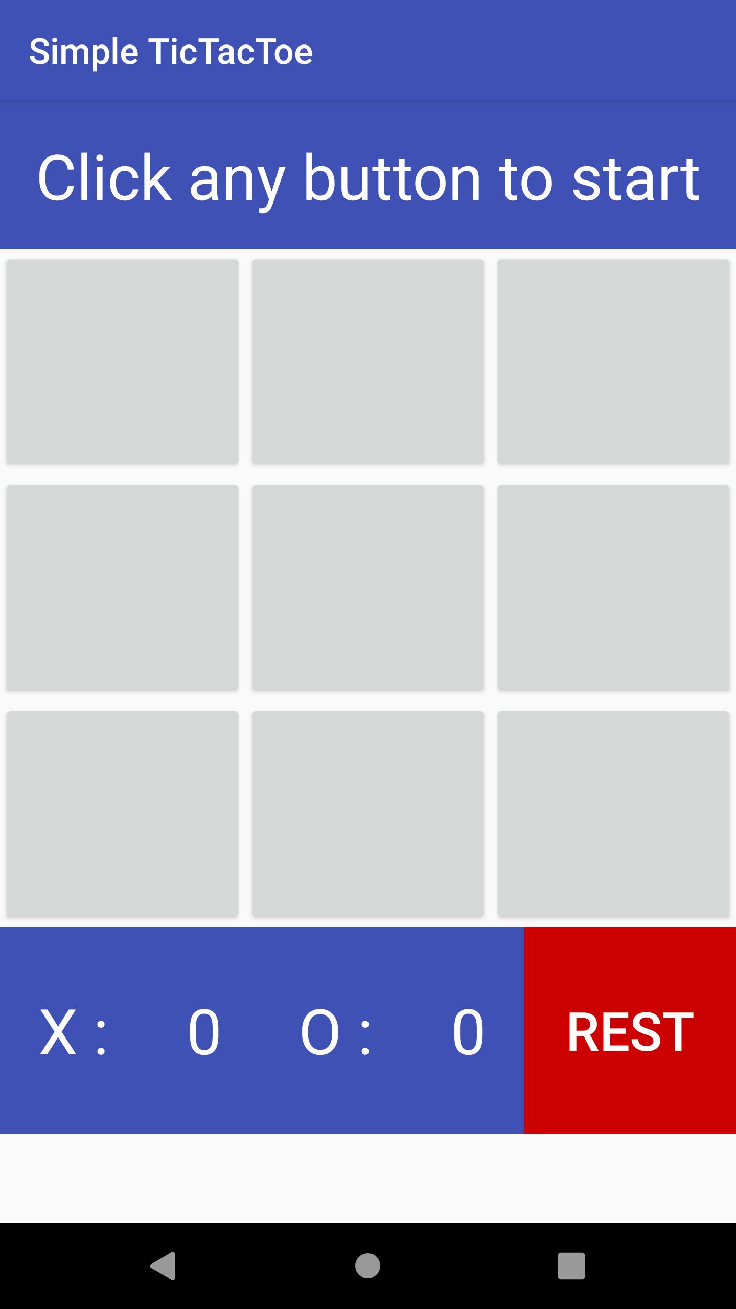 Simple TicTacToe FREE